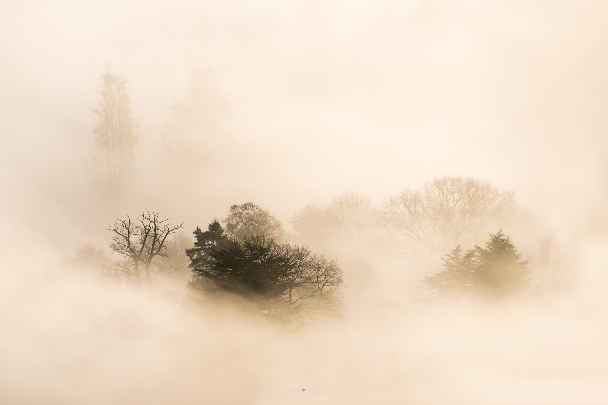 Brecon Beacons misty morning