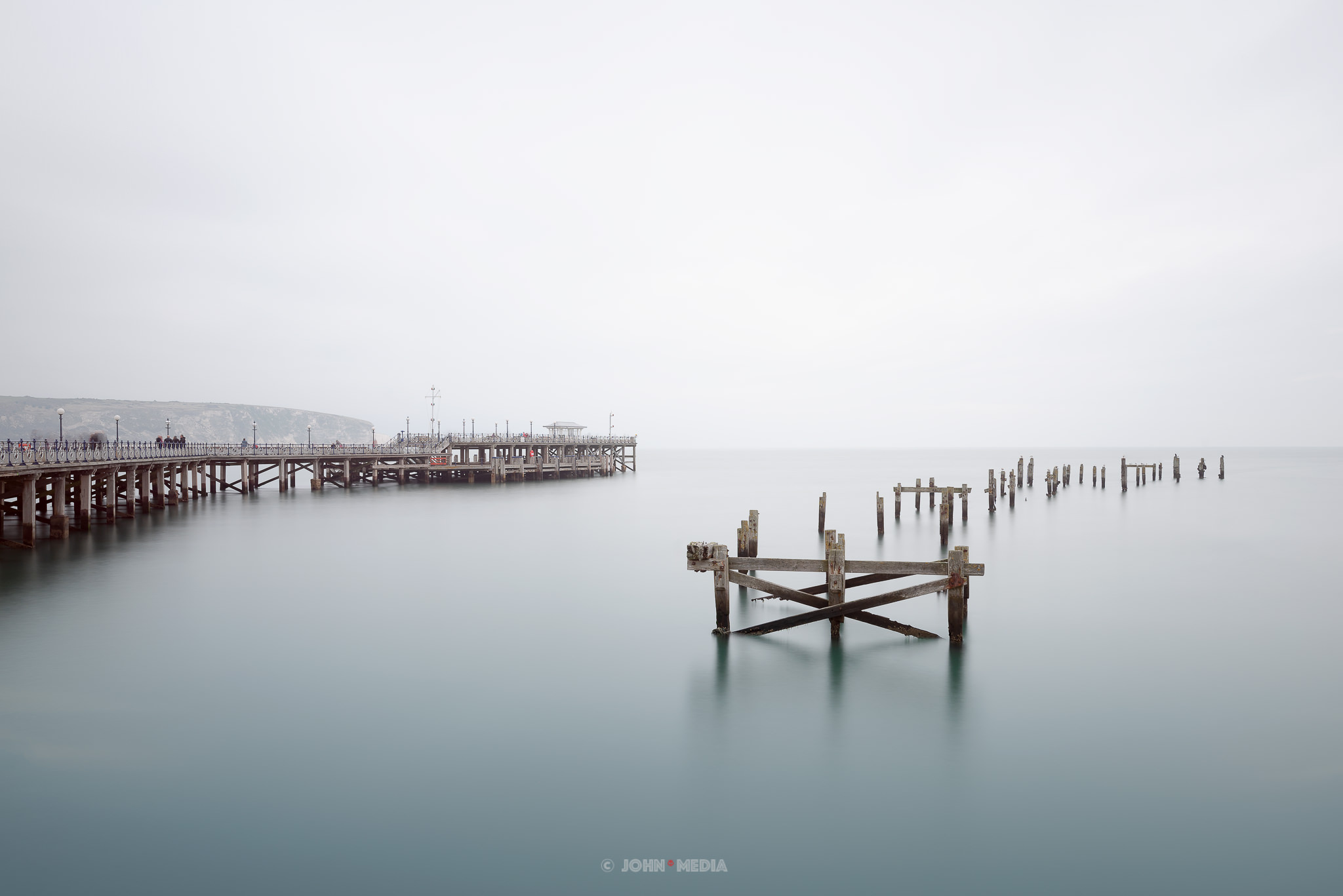 Swanage piers
